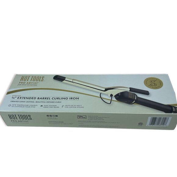 Hot Tools Pro Artist 3/4” Extended Barrel Curling Iron – NEW in Box - Picture 8 of 8